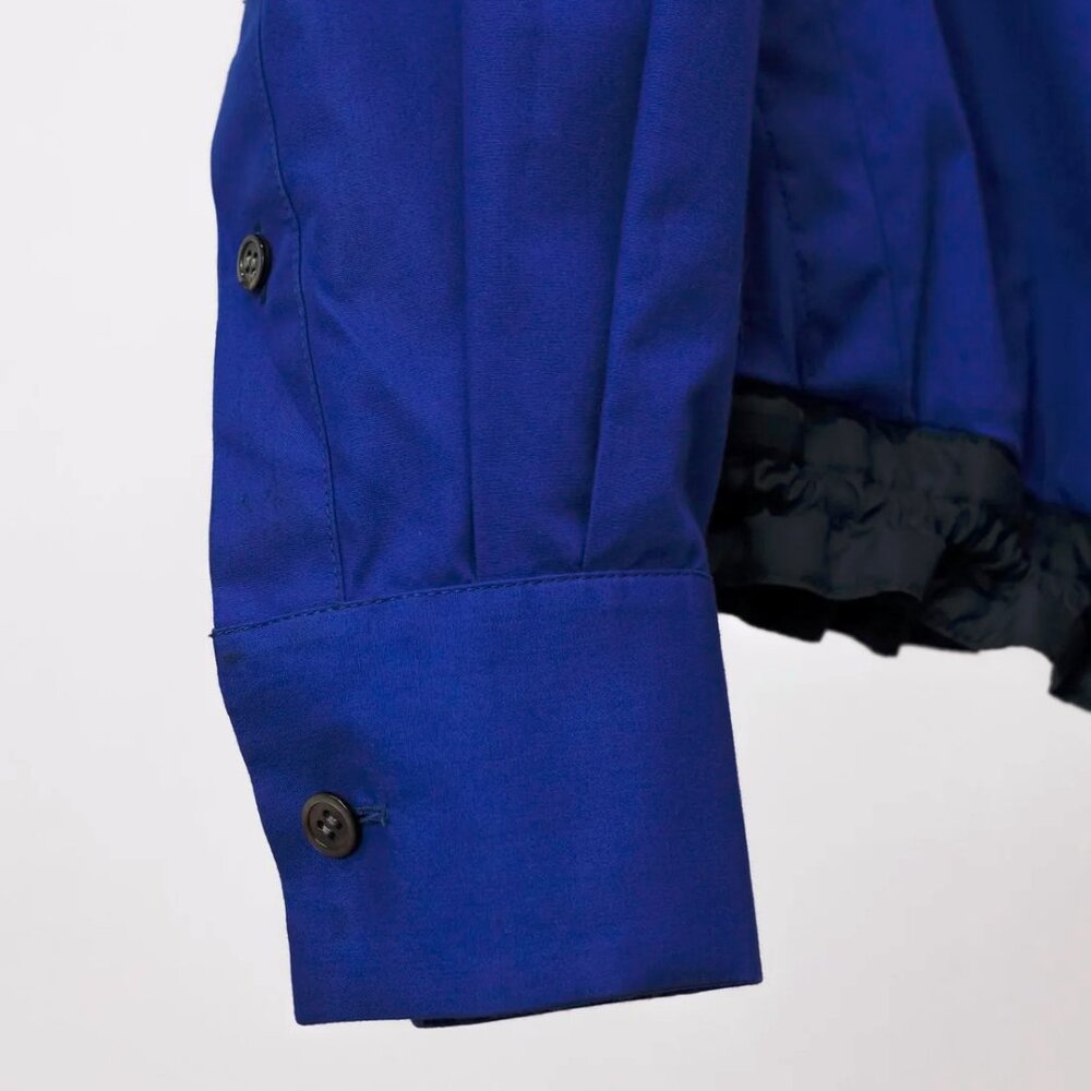 Sacai Luck SS/15 Blue Drawstring Button Up Shirt - Picture 8 of 13